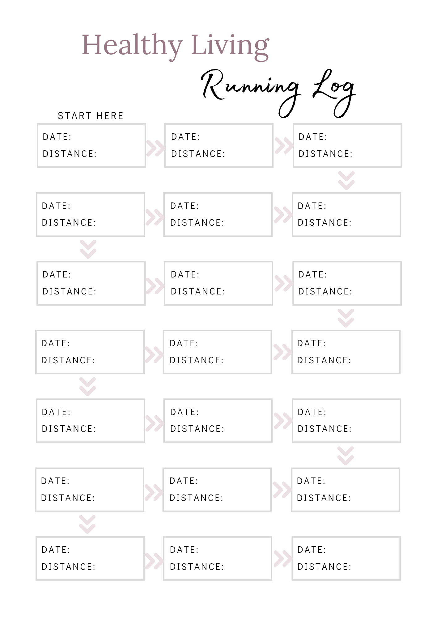 Healthy Living Planner