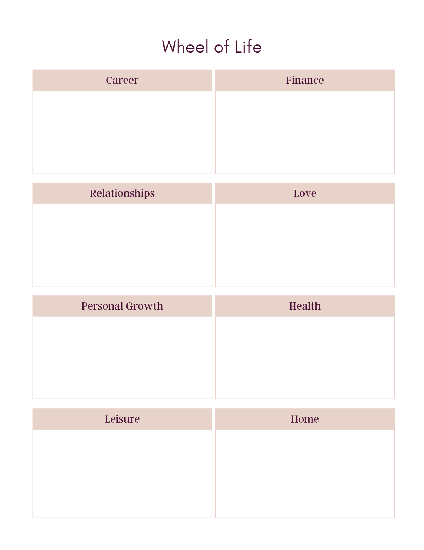 Personal Growth Planner