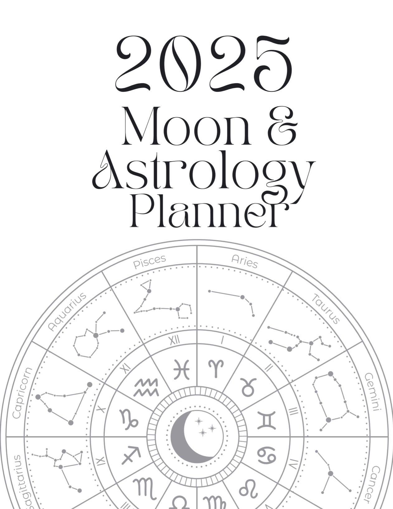 2025 Moon & Astrology Digital Planner