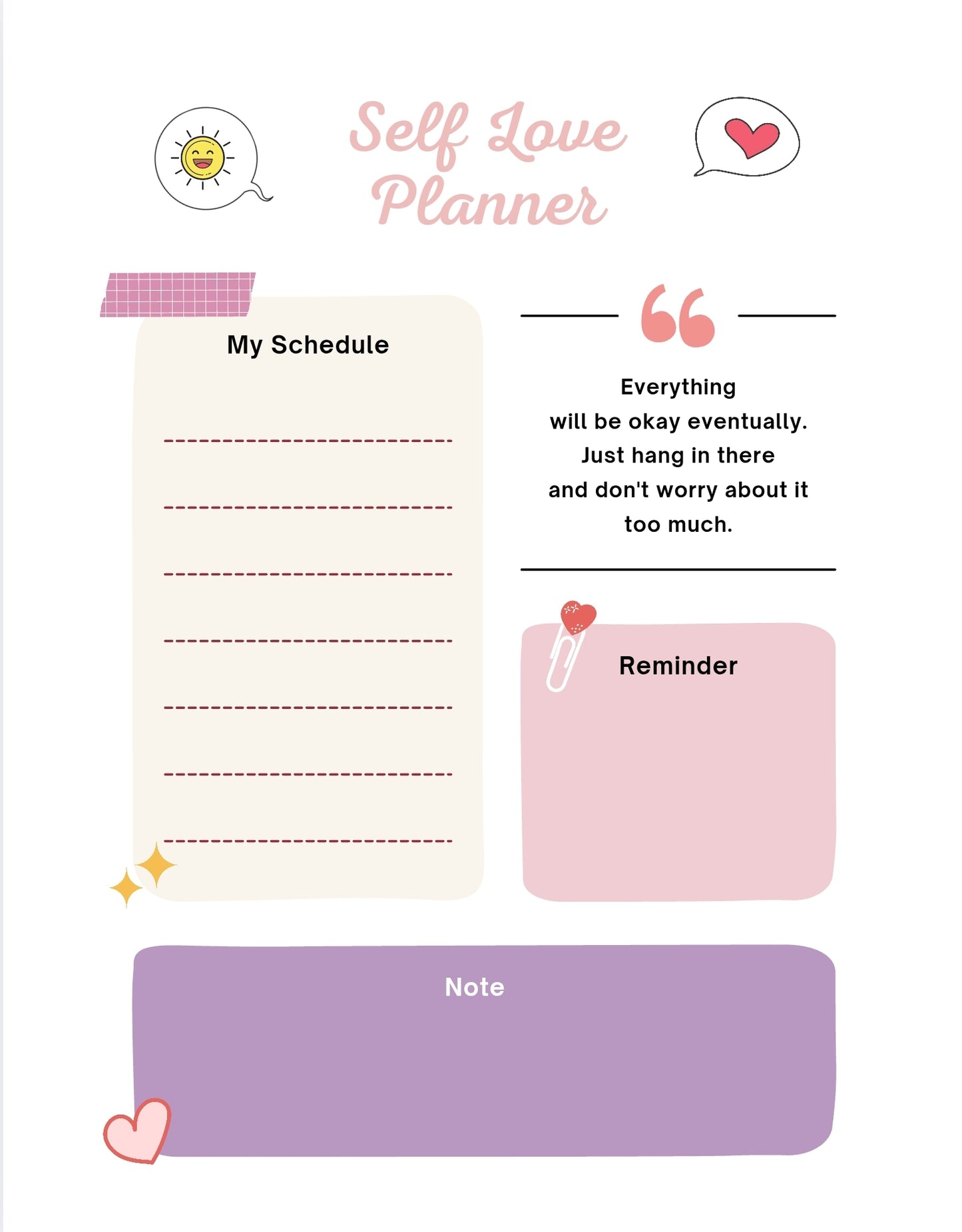 The Ultimate Self-Love Planner