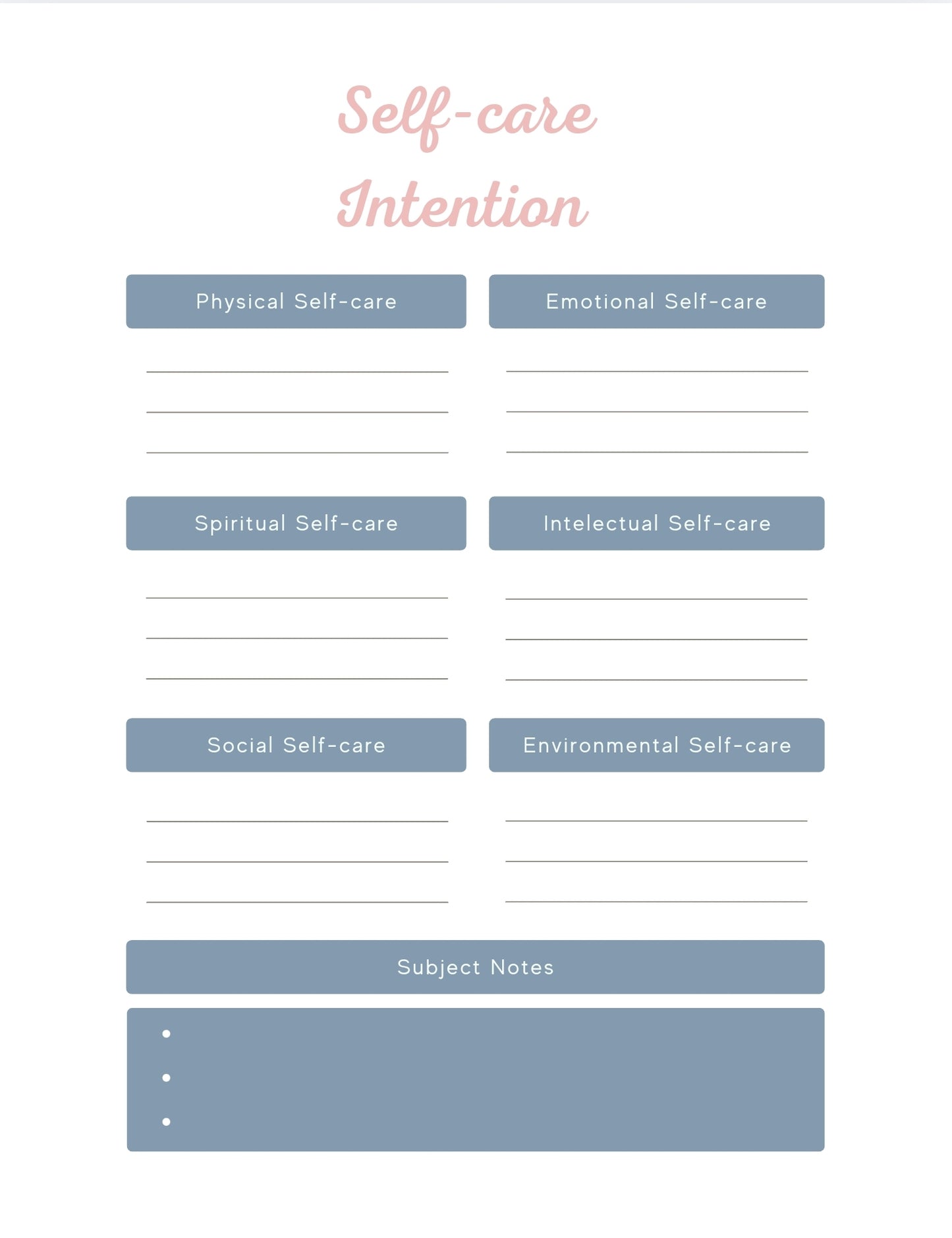 The Ultimate Self-Love Planner